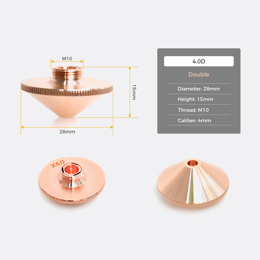 Laser Nozzles  Pack for M2/M3 Series (5 Pieces)