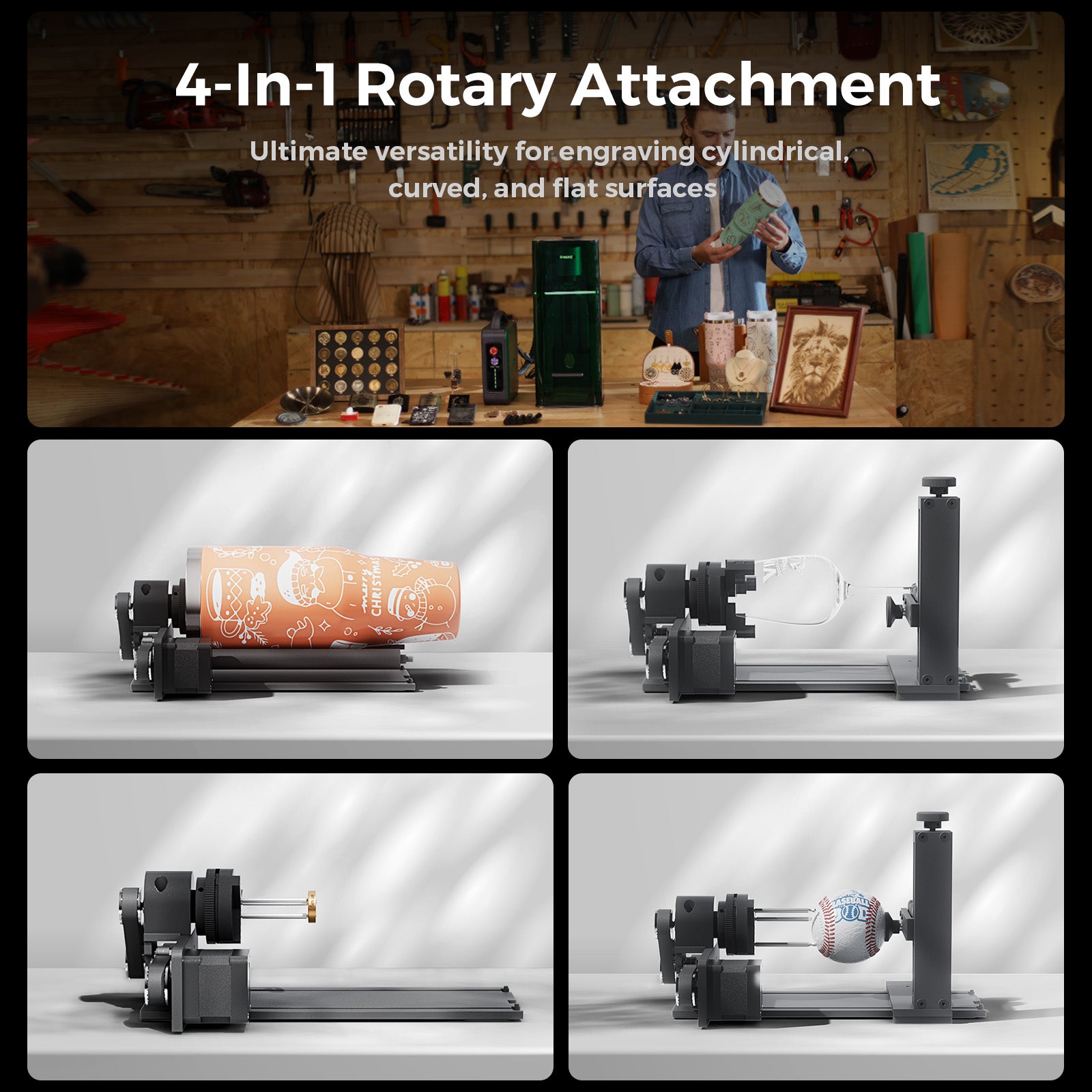 Gweike G3 50W/30W/20W Fiber & 20W Diode Dual Laser Engraver