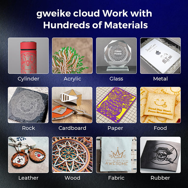 gweike cloud RF Metal Tube Laser Cutter & Engraver