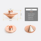 Laser Nozzles  Pack for M2/M3 Series (5 Pieces)